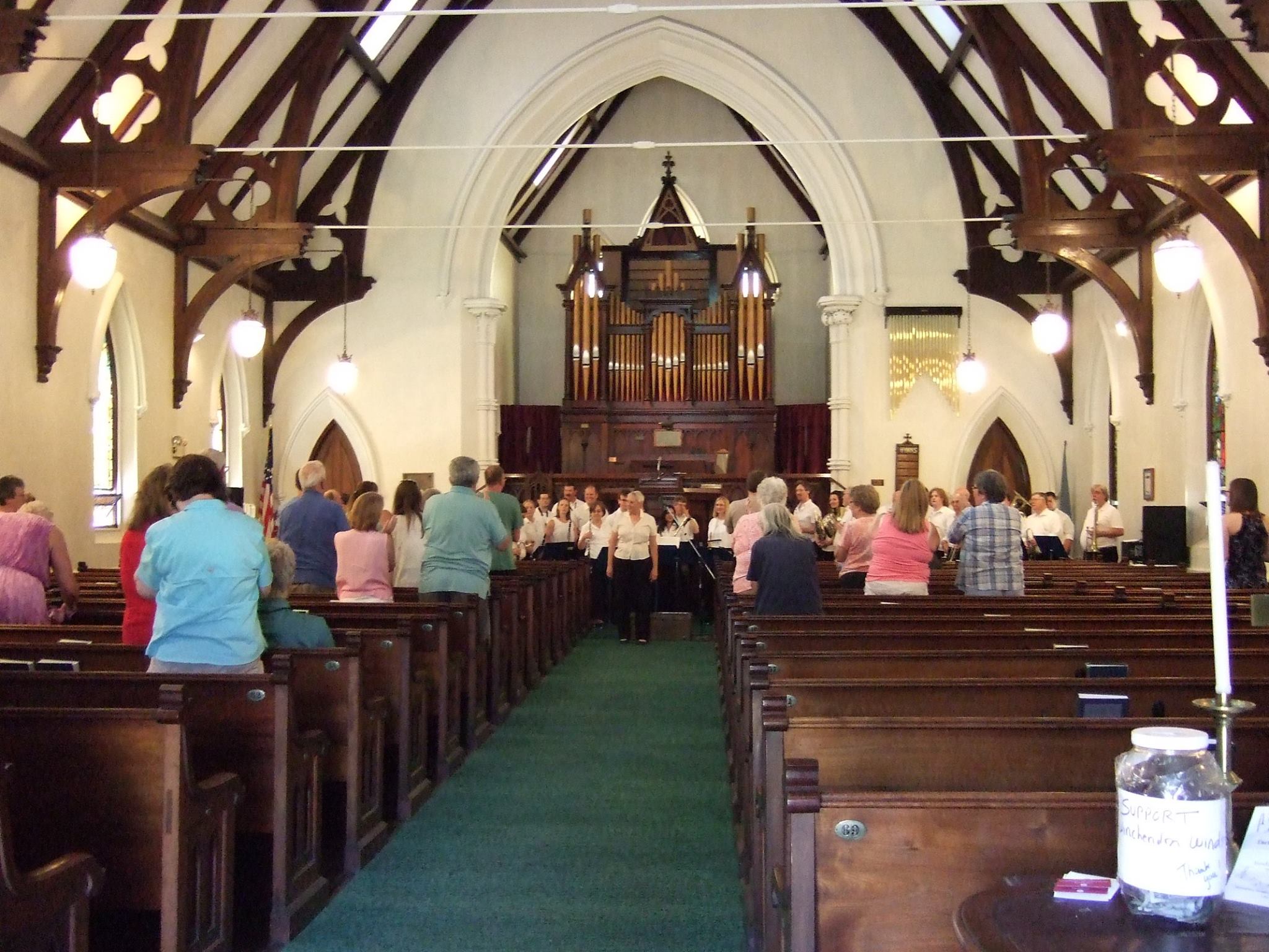 standing ovation for Winchendon Winds